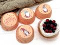 Weihnachtlichen Cupcake-Förmchen mit Wichtel Motiv für Cupcakes - passend für Standard-Muffinblech 4