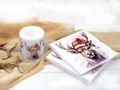 Stumpenkerze mit Hirschmotiv Weihnachten Tischdeko Deko Geschenkidee 3