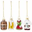Christbaumschmuck Bayrische Weihnachten Bierfass Bierkrug Dirndl Hemd Glas Oktoberfest 4 Stück 1