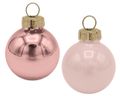 Christbaumschmuck Weihnachtskugeln Rosa Mix Glas Ø 2,5 cm Weihnachten Deko 24 Stück 1