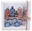 Geldgeschenk Verpackung Amsterdam Winter Reise Holland Kanäle Fahrrad Weihnachten 1