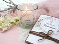 Glas Windlicht personalisiert mit Anlas, Name und Datum – Deko Taufe Konfirmation Konfirmation 4