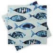 Servietten Fische Maritim Hellgrün Blau Maritime Tischdeko Sommerparty Gartenparty 33x33 cm 20 Stück 1
