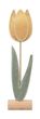Deko Aufsteller Tulpen Filz Holz Gelb Frühling Ostern Tischdeko Blumen 31cm Hoch 3