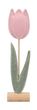Deko Aufsteller Tulpen Filz Holz Rosa Frühling Ostern Tischdeko Blumen 31cm Hoch 7