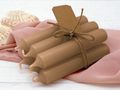 Stabkerzen Sand Beige Kerzen 12 cm 6 Stück Hochzeit Tischdeko Geburtstag Party 2