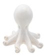 Deko Krake Oktopus Tintenfisch Keramik Creme – maritime Figur Küstendeko Strandhaus 12cm H 1