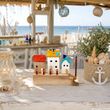 Deko Häuser - bunte Hafen-Häuschen aus Holz -  passt zu Bad, Schlafzimmer, Strandhaus-, Bar-, Hotel- oder maritimen Wohnstilen 4