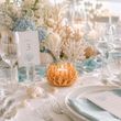 Korallen Teelichthalter mit LED – Maritime Deko Koralle Sommerdeko Apricot Hochzeit Geburtstag Sommer 4