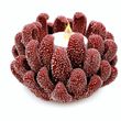 Maritime Deko Korallen Teelichthalter mit LED Teelicht - Rot Tischdeko Unterwasserwelt Party 8,5cm H 1