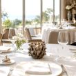 Deko Korallen Teelichthalter Silber mit LED – Maritime Tischdeko Hotel, Restaurant, Bar 2
