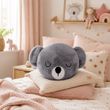 Koala Kissen mit Ohren – Kuschelkissen Tierkissen Kinderzimmer Deko Grau Mädchen Junge 3