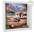 Geschenkrahmen Holz Bilderrahmen LED Diorama Geldgeschenk Gutschein Reise Wohnmobil Canada Kanada 1