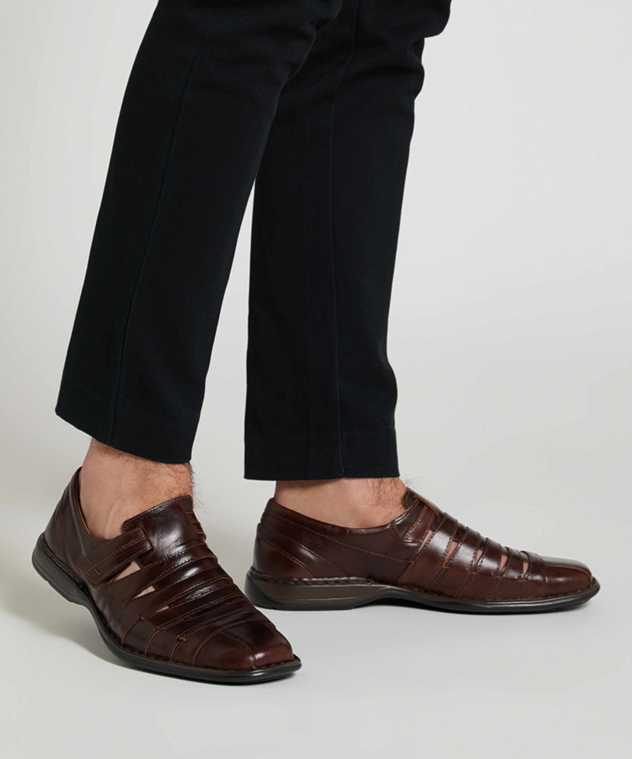 靴 Steven Alan LEATHER MESH SANDALS Steven Alan（スティーブンアラン）の「＜Steven Alan＞LEATHER MESH