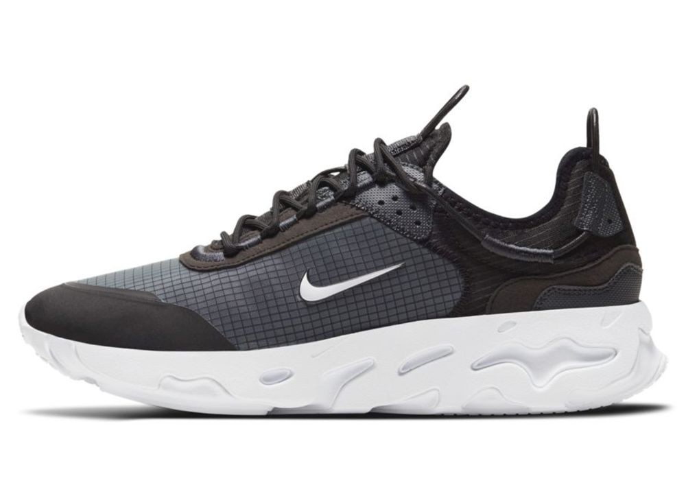 Black and grey nike react on sale