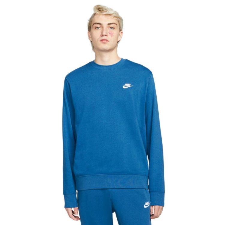 Nike Sportswear Club Sweat | Fleecepullover für Herren | Blau