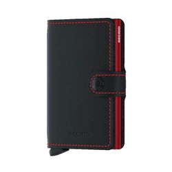 Secrid Miniwallet Matte Black Red