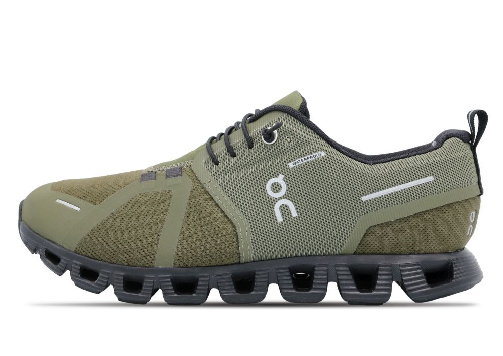 On Running Cloud Waterproof Laufschuhe für Damen Olive