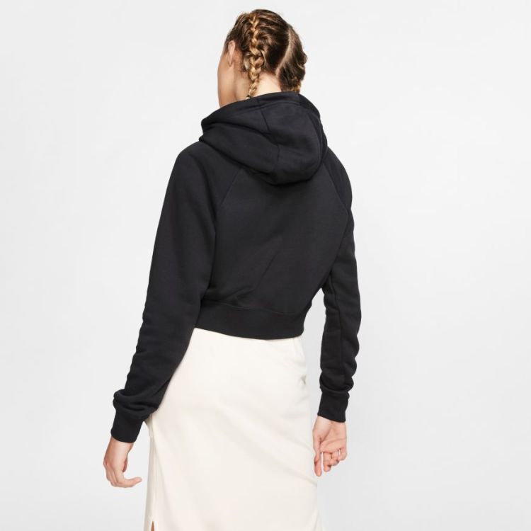 Black cropped nike hoodie online