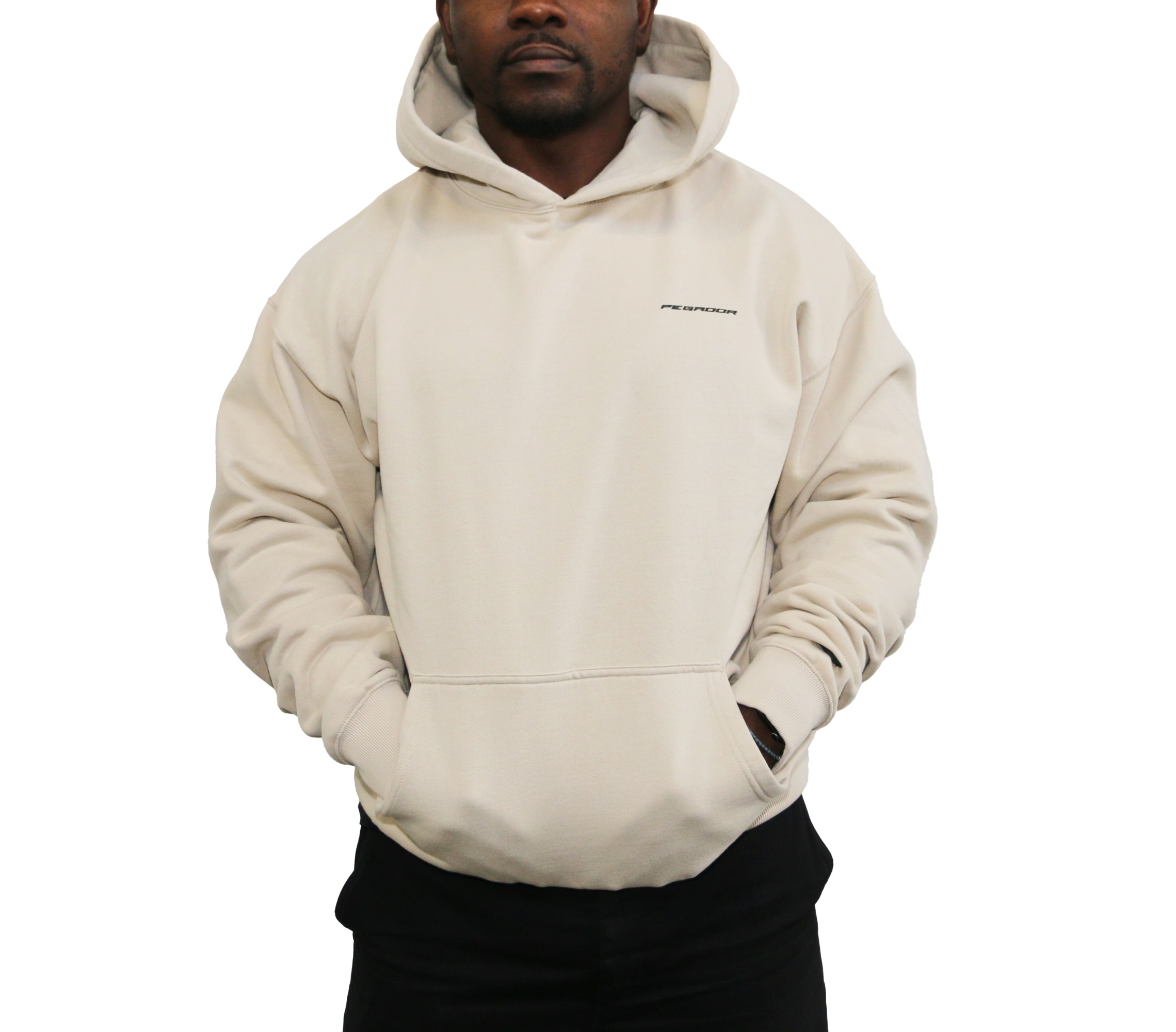 Pegador Hoodies Oversized Hoodie Beige Herren Pegador Charles