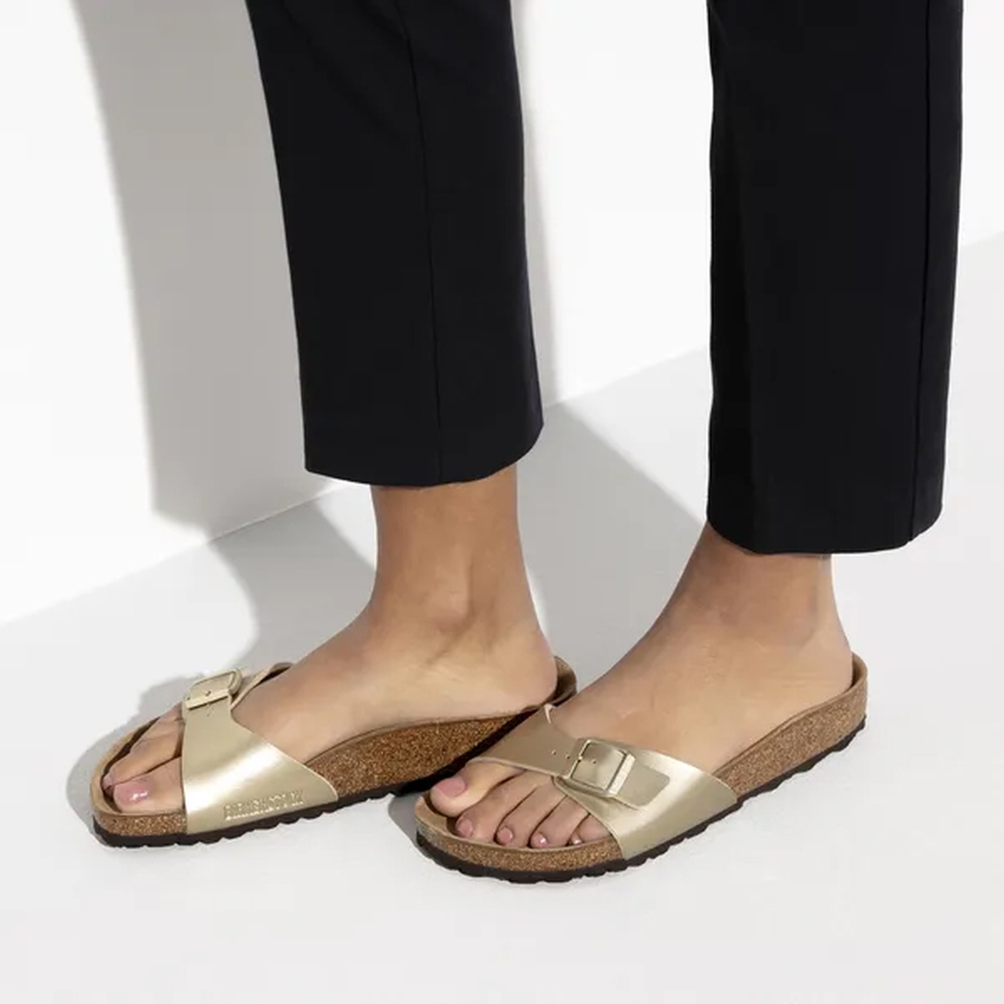 Birkenstock Madrid Sandalen für Damen Gold