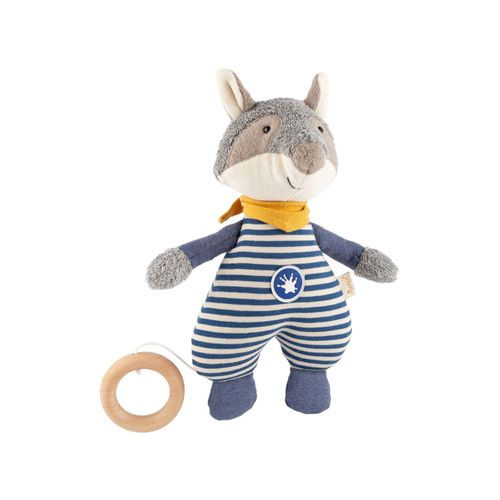 Sigikid Baby Spieluhr Waschbär | Kuscheltiere für Kinder | Mehrfarbig