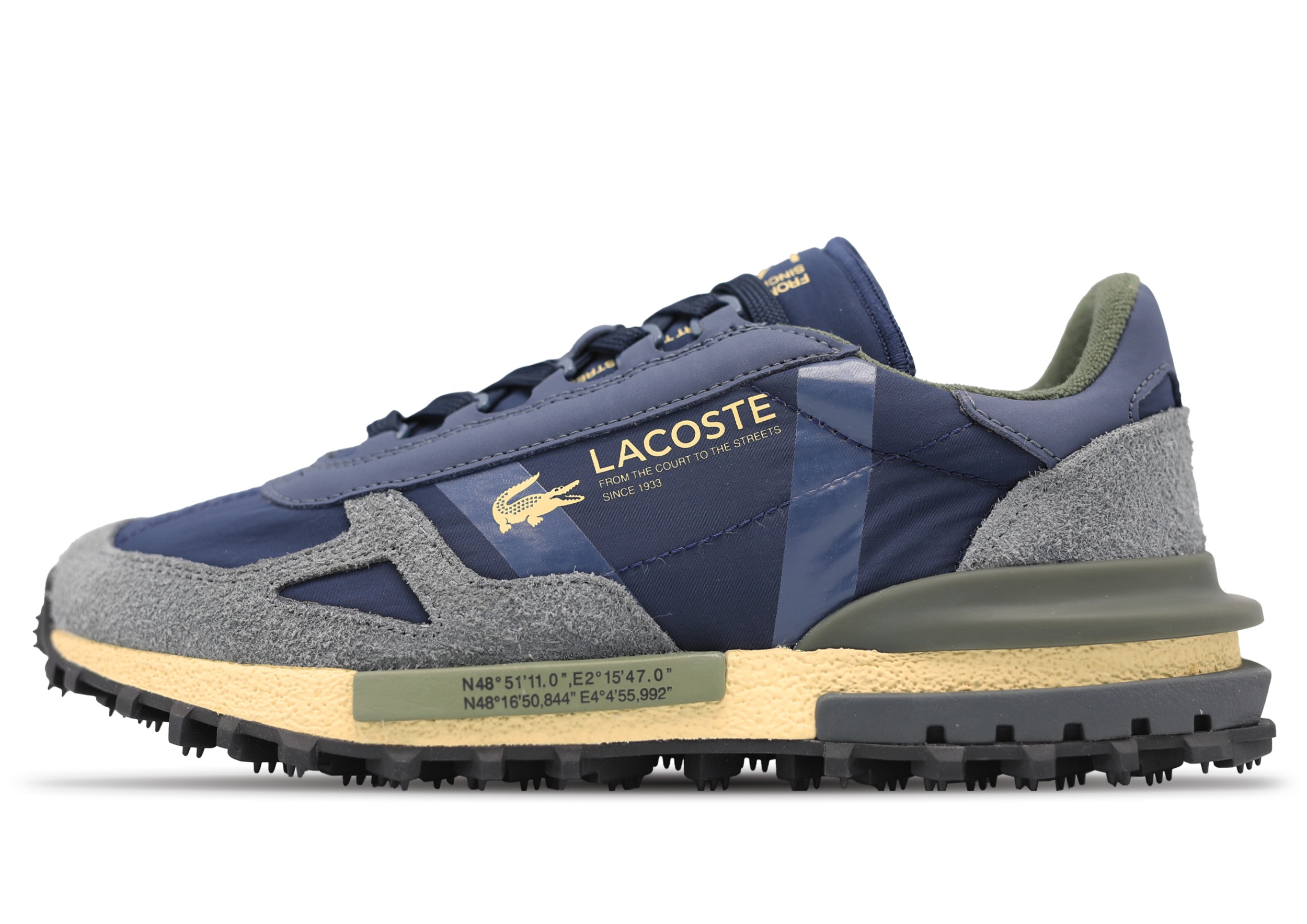 Lacoste Elite Active Sneaker für Herren Navy Khaki