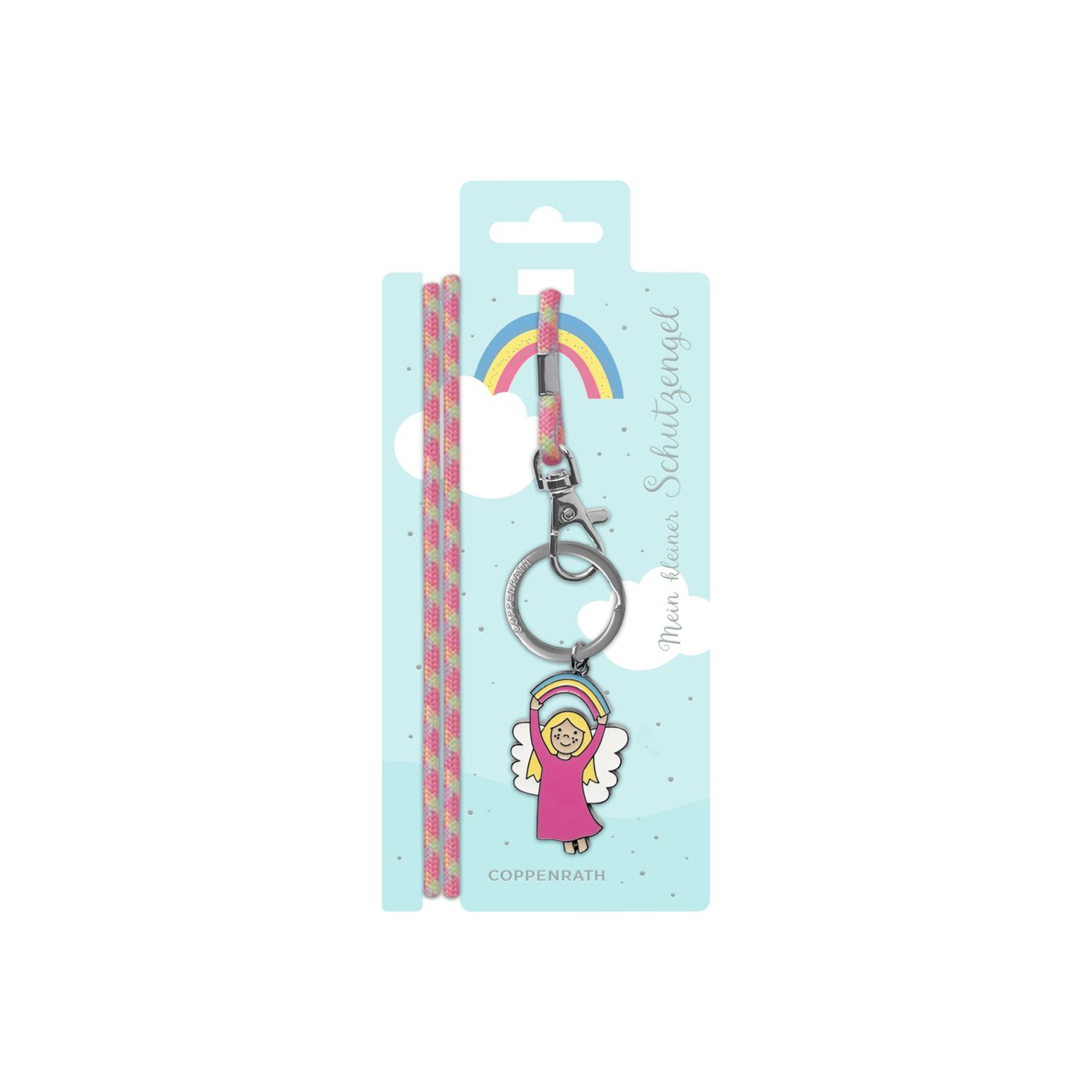 Coppenrath Schutzengele-Schlüsselband mit Anhänger | Accessoires Kinder für Kinder | Mehrfarbig