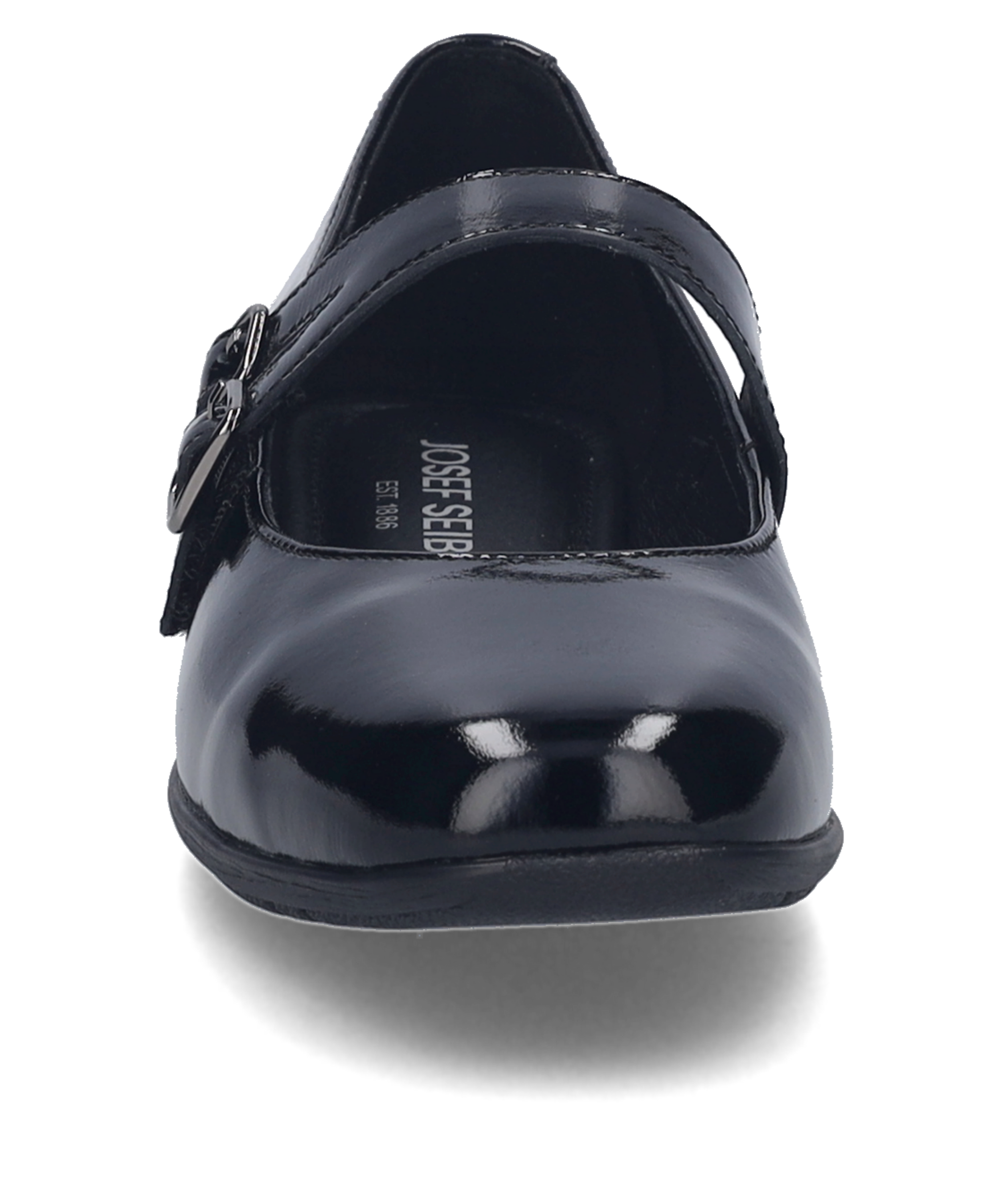 Josef Seibel Ballerine Donna Fenja 18 In Pelle Nappa - Colore Nero, Taglia 45 - Larghezza G, Fibbia, Suola Gomma - Comfort Ago-Machart