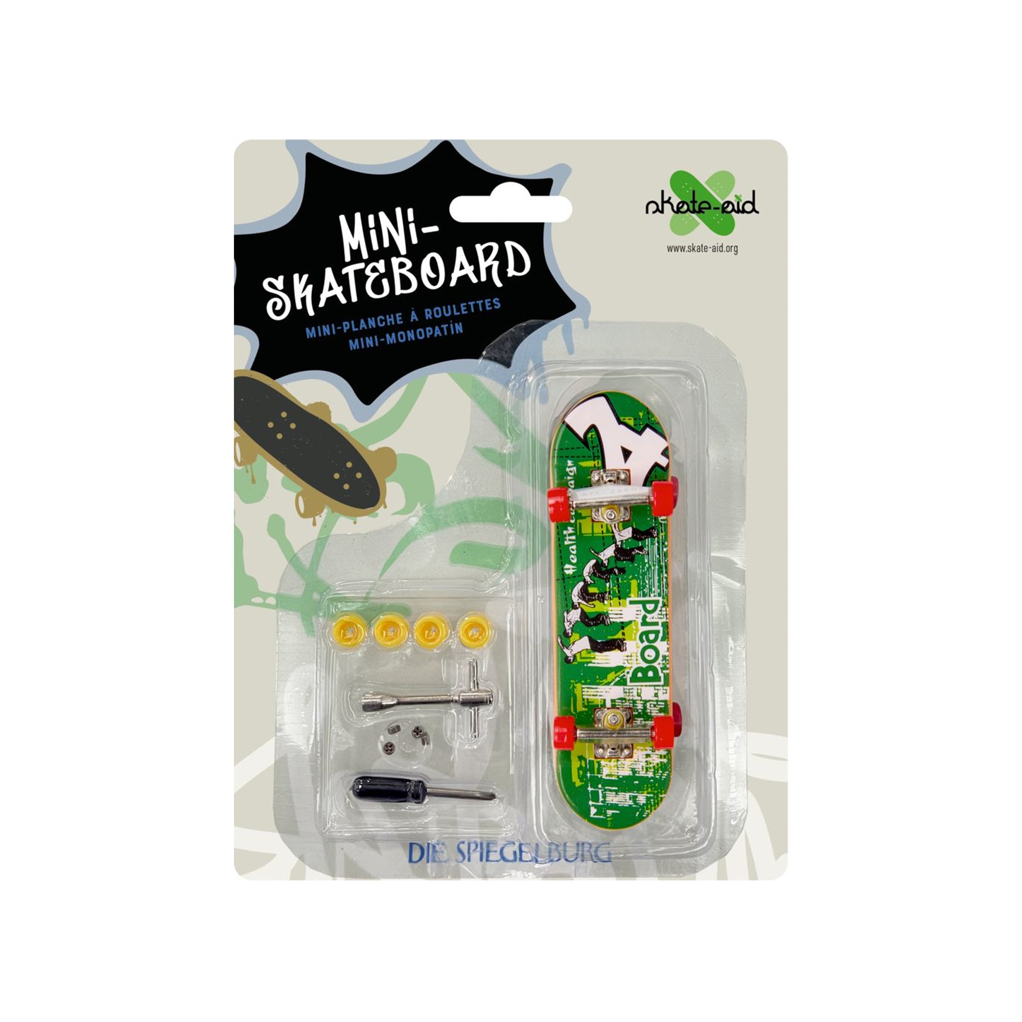 Coppenrath Mini-Skateboard - Skate Aid | Spielsachen für Kinder | Mehrfarbig