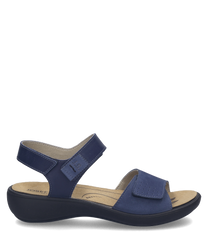 Sandalo blu con chiusura in velcro Realizzato in materiale resistente Offre comfort e supporto Ideale per l'estate
