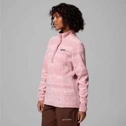 Columbia Wmns Benton Springs Printed Half Snap Fleece