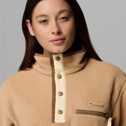 Columbia Wmns Helvetia II Cropped Half Snap Fleece