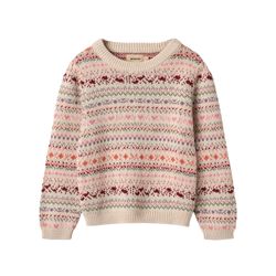 Wheat Jaquard Pullover Olga