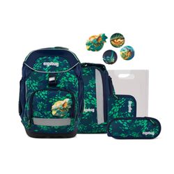 Ergobag PACK Schulrucksack-Set, Drachenbezwingbär