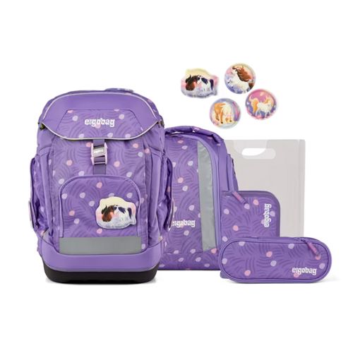 Ergobag PACK Schulrucksack | Schulranzen für Kinder | Ponybäradies