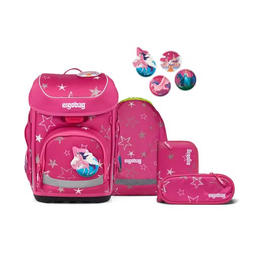 Ergobag CUBO Schulranzen-Set | Schulranzen für Kinder | Sternzaubär
