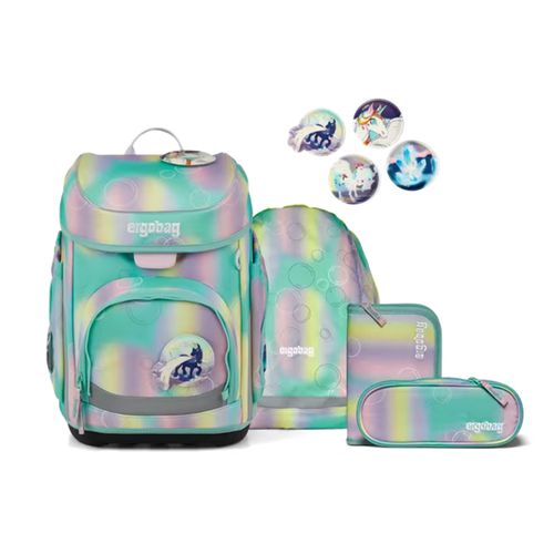 Ergobag CUBO Schulranzen-Set | Schulranzen für Kinder | Zaubärwelt