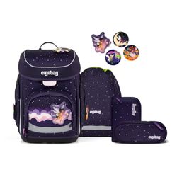 Ergobag CUBO Schulranzen-Set, Sternguckbär