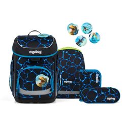 Ergobag CUBO Schulranzen-Set, Bärassic Garden