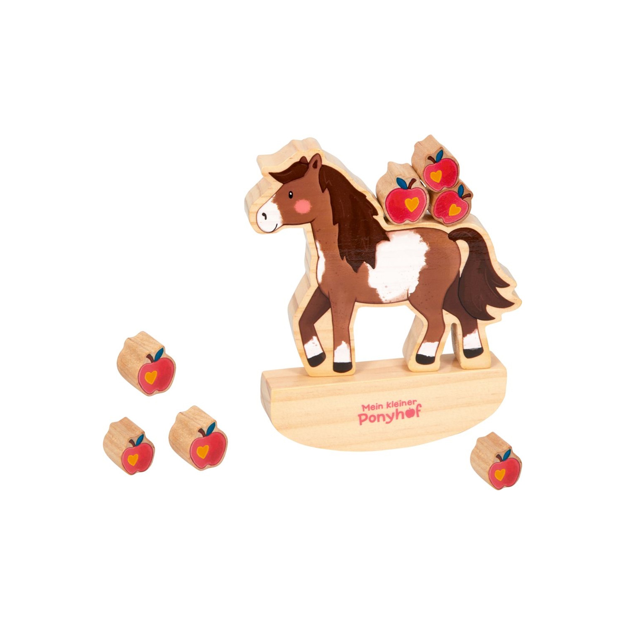 Coppenrath Stapelspiel Pony - Mein kleiner Ponyhof | Spielsachen für Kinder | Mehrfarbig