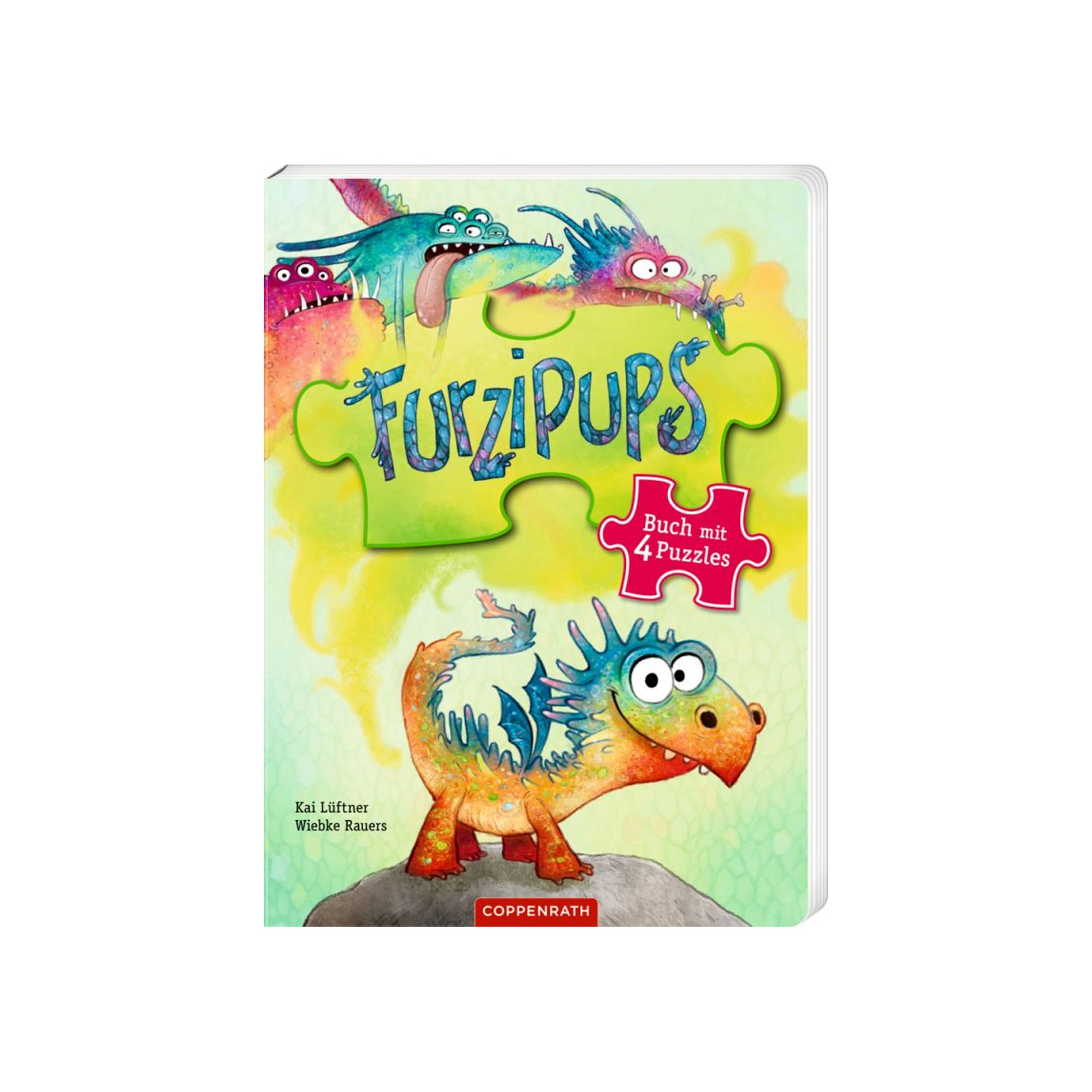 Coppenrath Furzipups - Buch mit 4 Puzzles | Bücher für Kinder | Mehrfarbig