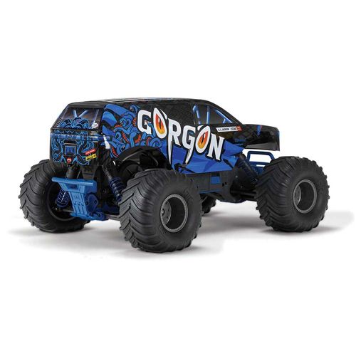 ARRMA GORGON 1/10ラジコン ブラック/ブルー RTRセット Arrma Gorgon 2WD MEGA 550 Brushed Monster Truck 1:10 Blau RTR