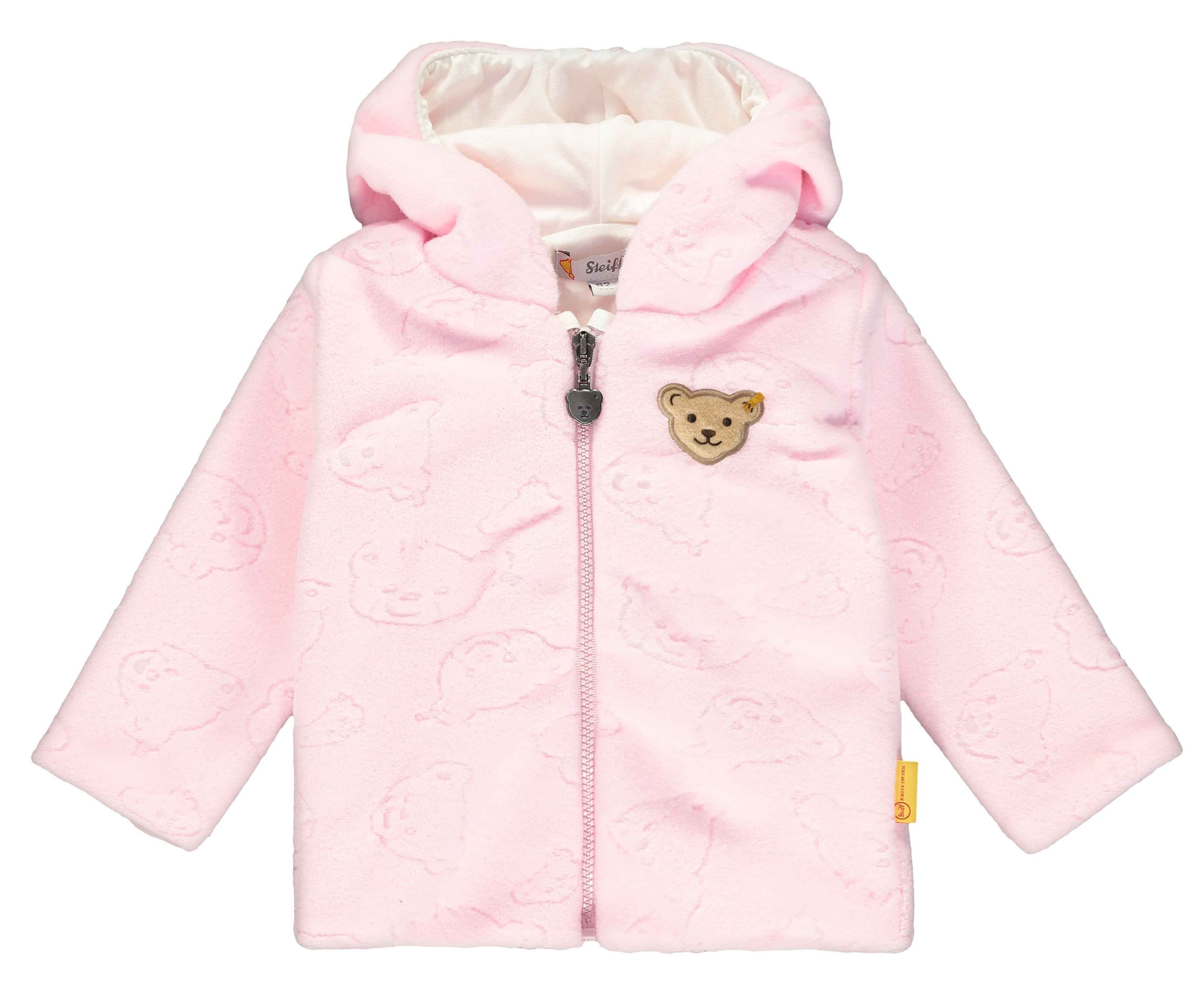 Steiff Baby-Jungen Fleece Jacket Sweatjacke