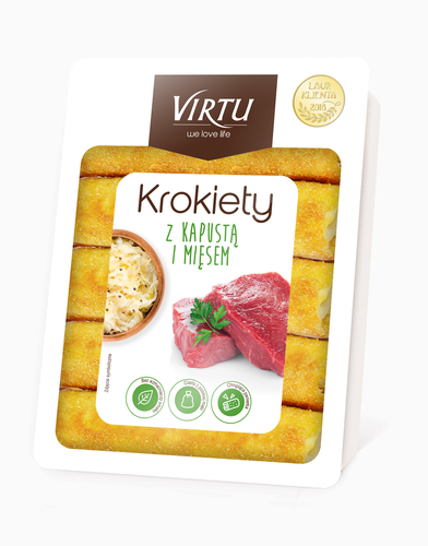 Virtu Kroketten mit Kohl und Fleisch 400g