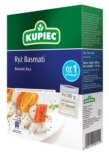 Kupiec Basmati-Reis 400g