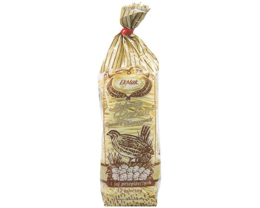 Eko-Mak Dünne Nudeln mit Wechteleiern Makaron Babuni 250g
