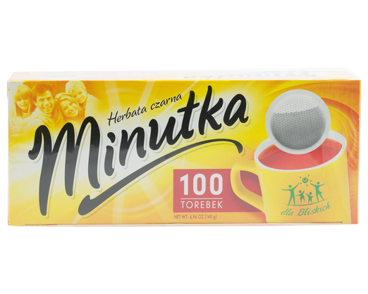 Mokate Schwarzer Tee Minutka 100 Beutel 140g