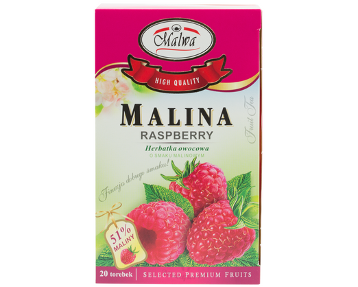 Malwa Früchtetee mit Himbeere 20 Beutel 40g