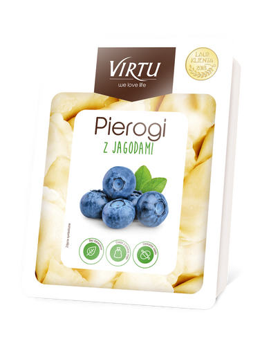 Virtu Pierogi polnische Maultaschen mit Heidelbeeren 400g